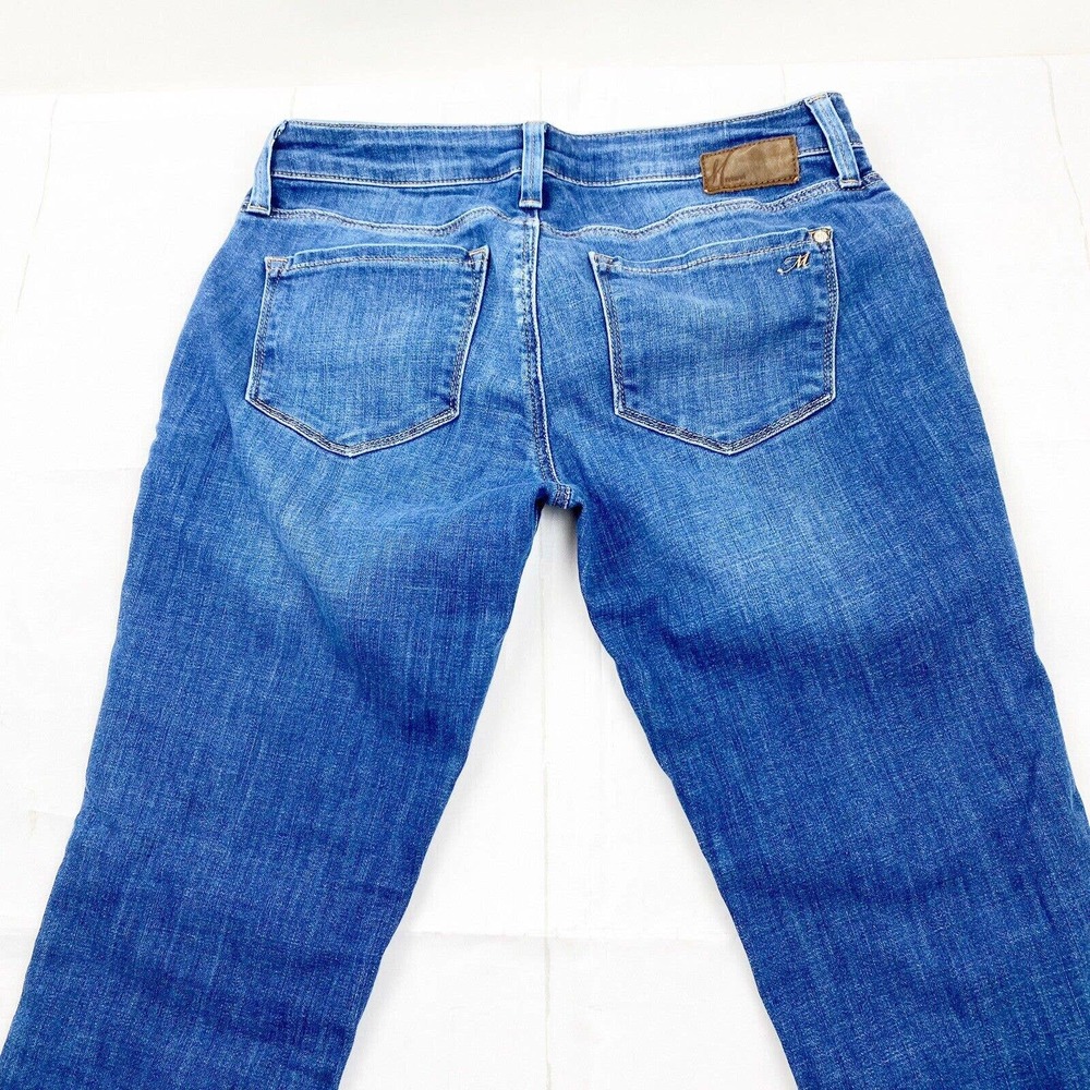Mavi Jeans Kerry Mid Rise Straight-Leg Jeans Indigo Medium Wash Womens 28/32 - Picture 4 of 12